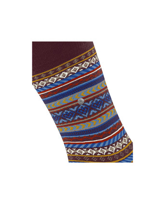 Burlington Fair Isle Sok | Rood