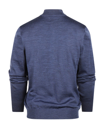Maerz Half Zip Pullover | Blue