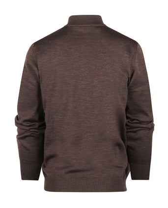 Maerz Half Zip Pullover | Brown