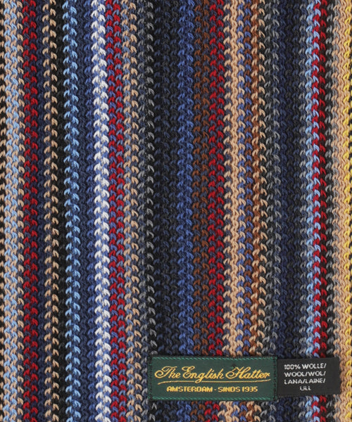 Knitted scarf 40X180 | Blue