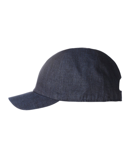 Baseball cap Linnen | Indigo