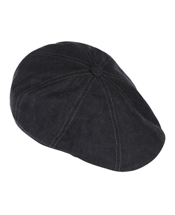Stetson 8-Panel Cap Linnen | Donker Grijs