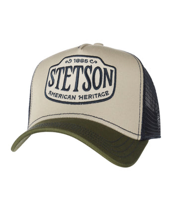 Stetson Trucker Cap Western Patch | Green