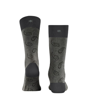 Burlington Paisley Sock | Black