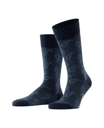 Burlington Sock Paisley | Blue