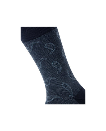 Burlington Sock Paisley | Blue