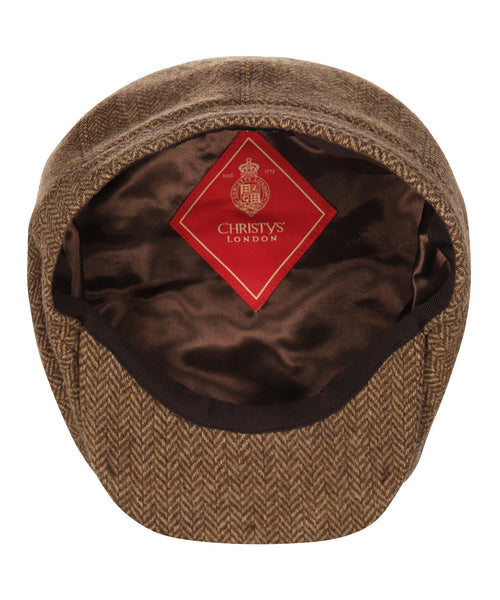 Christy Newsboy Tweed Cap | Brown