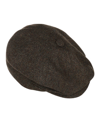 Christy Newsboy Tweed Cap | Groen
