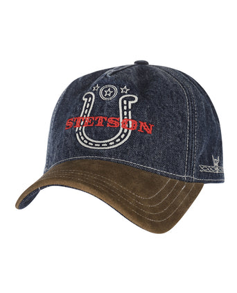 Stetson Trucker Cap Denim Western | Royal Blue