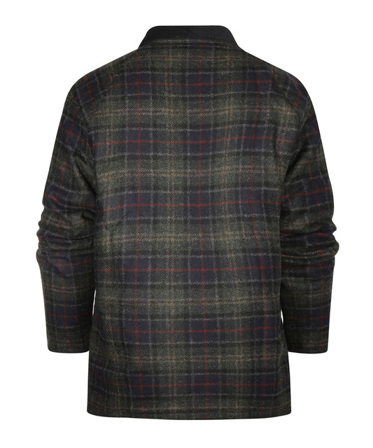 Tartan Bedale Wolljacke | Blau-Grüner Tartan