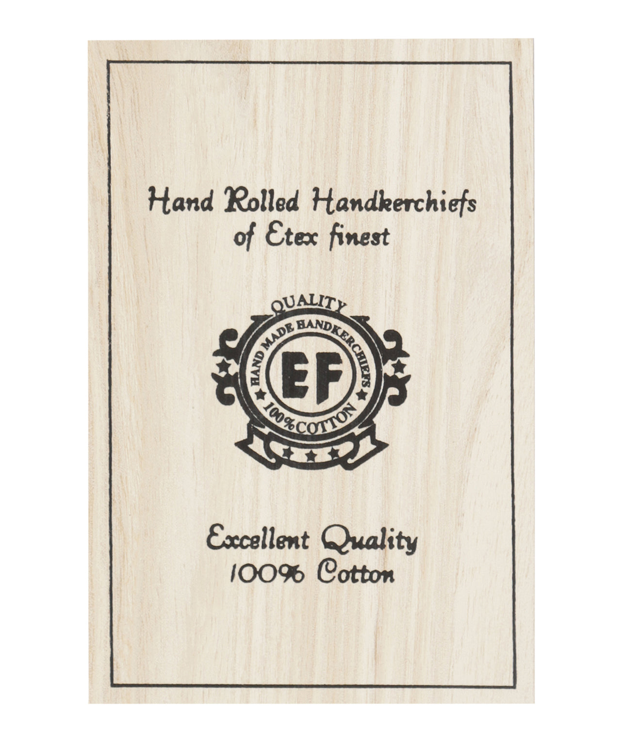 Houten Doosje Herenzakdoeken | Donkerblauw design
