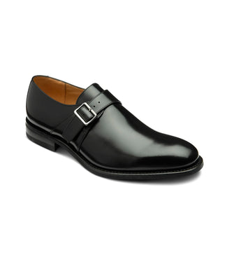 Loake 357BRG Strap Monk Shoe | Zwart Loake 357BRG Strap Monk Shoe | Zwart