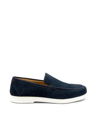 Loake Tuscany Apron Loafer Suéde | Navy Blauw Loake Tuscany Apron Loafer Suéde | Navy Blauw