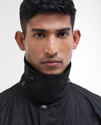 Wax jacket Ashby | Zwart