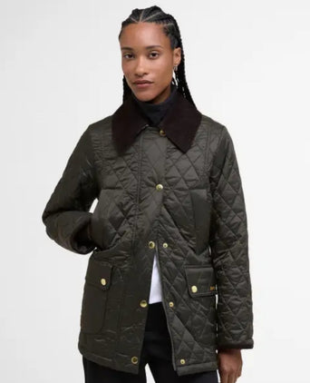 Barbour Modern Beadnell Quilted Dames Jacket | Groen