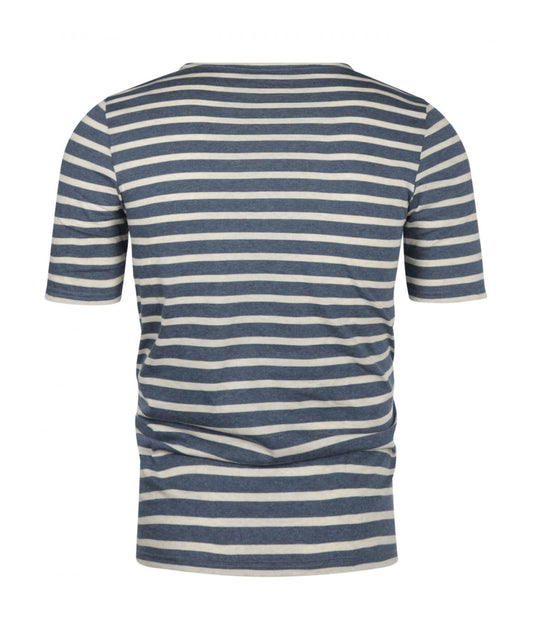 Levant Rundhals-T-Shirt | Blau