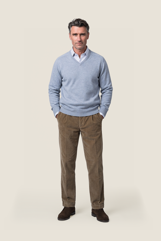 Pullover v-neck lambswool *Sale* | Waves