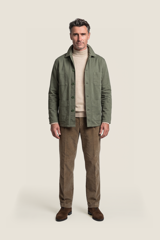 Saint James Sirocco Overshirt | Green