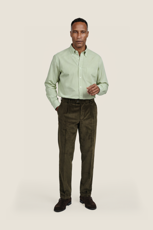 Shirt Button Down | Limoen Ruit Micro