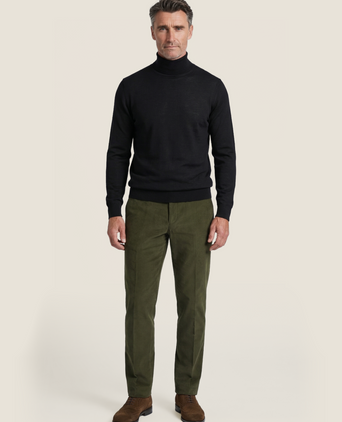 Turtleneck Merino wool | Black