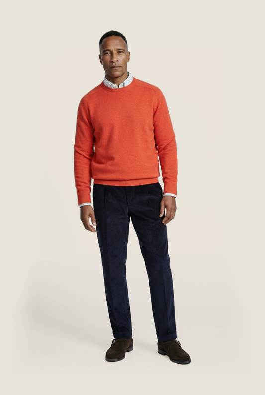 Lamswol Ronde Hals Pullover |