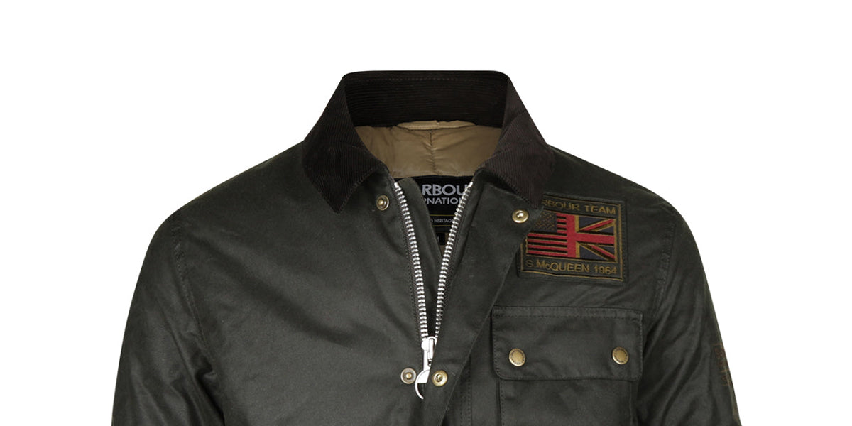Steve McQueen Wax Jacket | Sage
