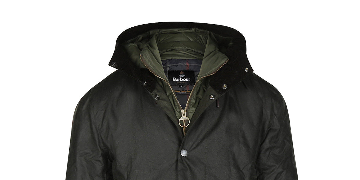 Beaufort Wax Coat Winter | Sage Green