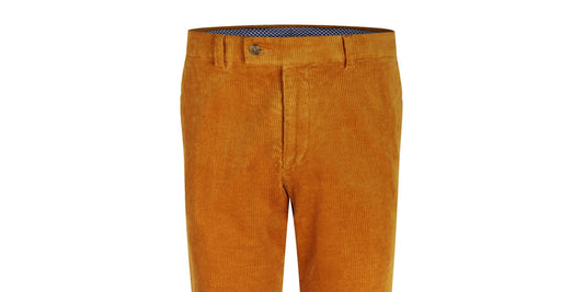 Corduroy Chino Bradford | Donker Oranje
