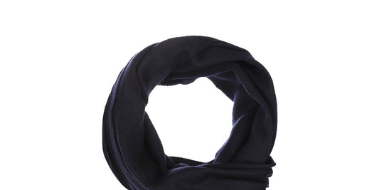 Schal aus 100 % Kaschmir | Marineblau