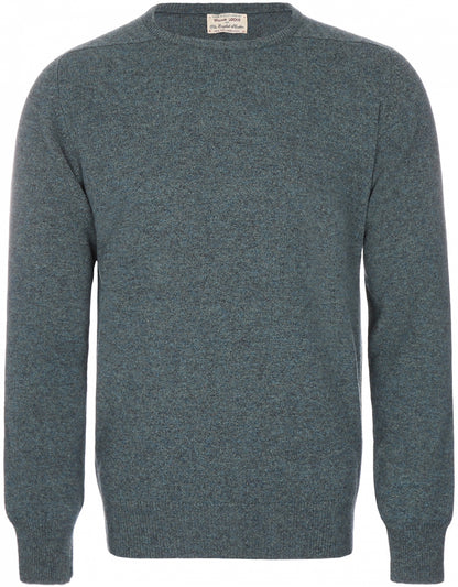 William Lockie Round Neck Lambswool Pullover | Moorland