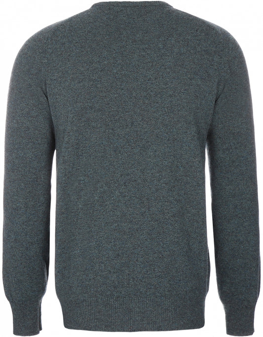 William Lockie Round Neck Lambswool Pullover | Moorland