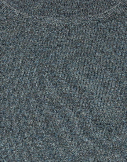 William Lockie Round Neck Lambswool Pullover | Moorland
