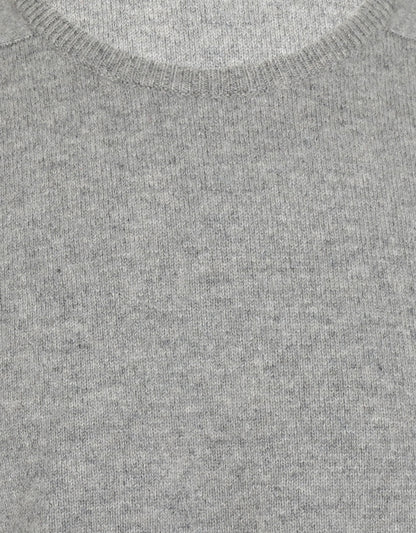 William Lockie Rundhalspullover aus Lammwolle | Flanell