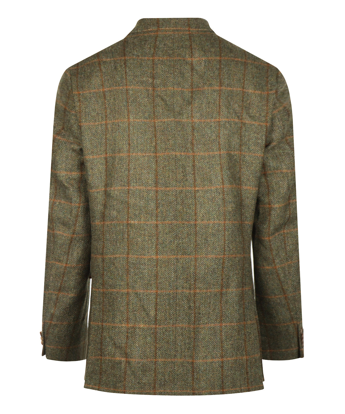 Tweed Colbert | Groen Visgraat Bruine Ruit