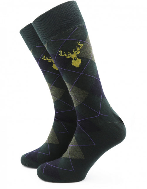 Corgi men's socks | Green