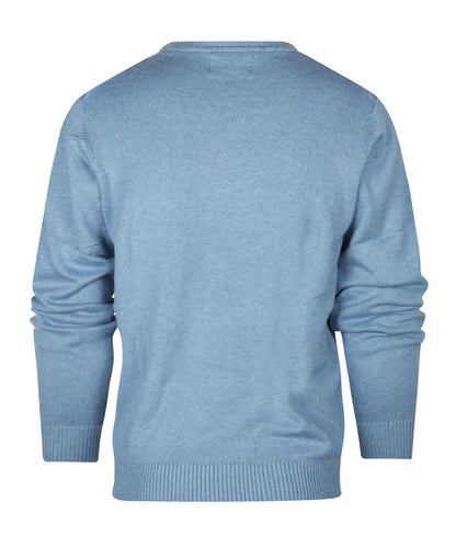 Katoenen V-Hals Pullover |