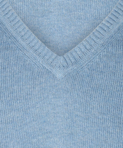Katoenen V-Hals Pullover |