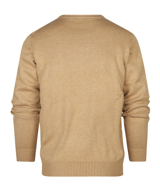 Katoenen V-Hals Pullover |