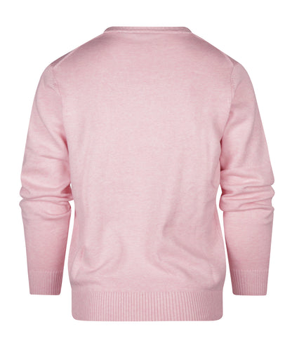 Katoenen V-Hals Pullover |