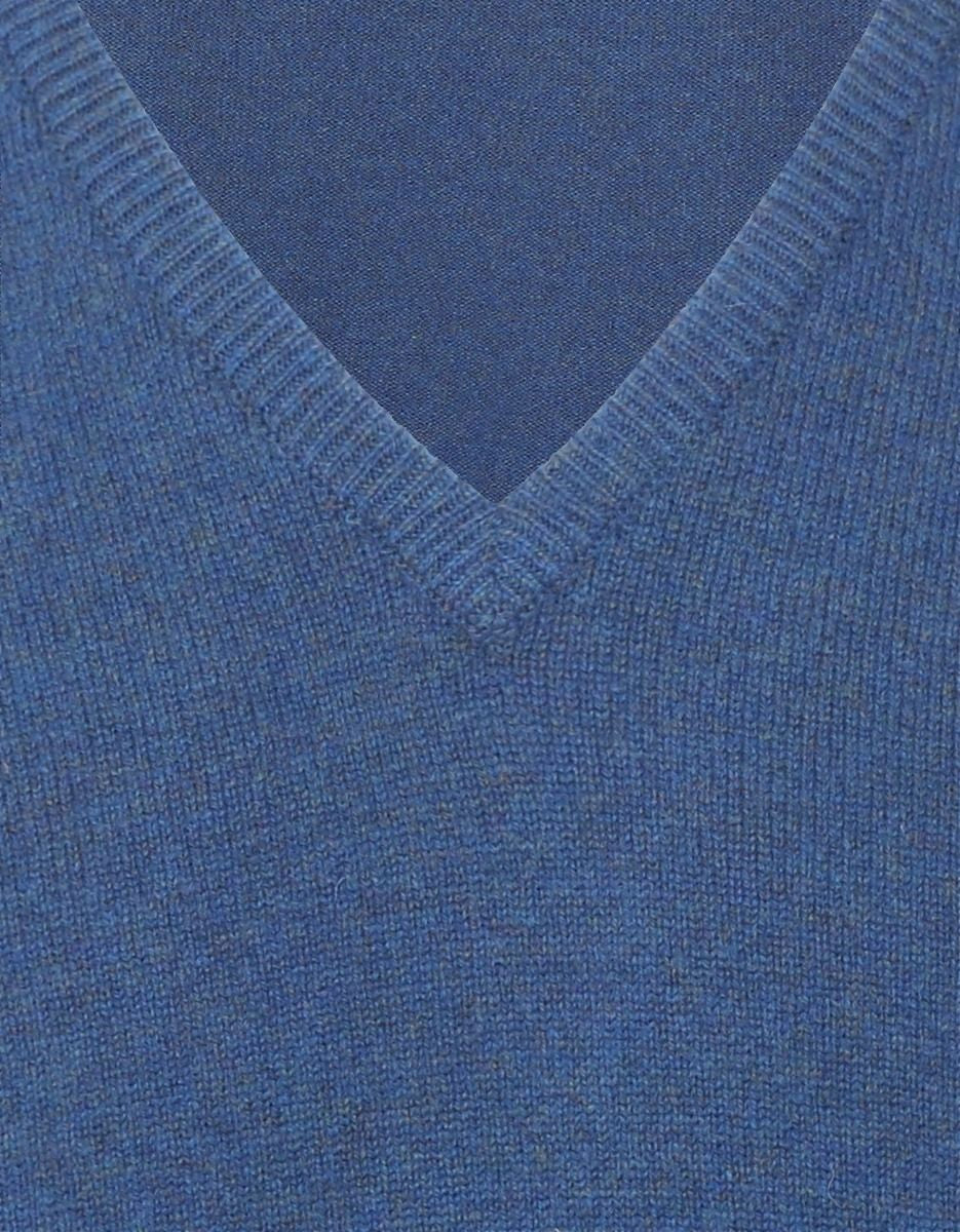 Pullover mit V-Ausschnitt aus Lammwolle *Sale* | Hurricane