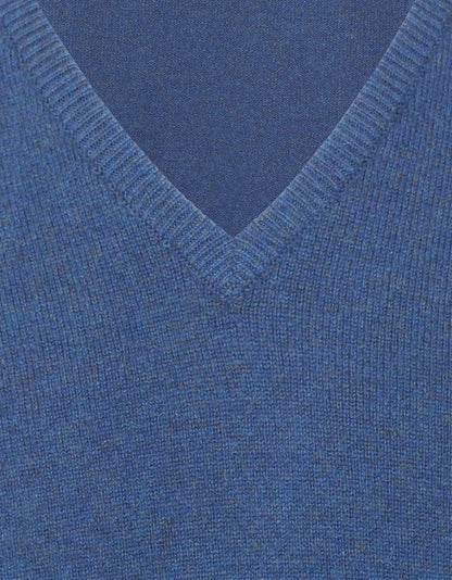 Pullover mit V-Ausschnitt aus Lammwolle *Sale* | Hurricane