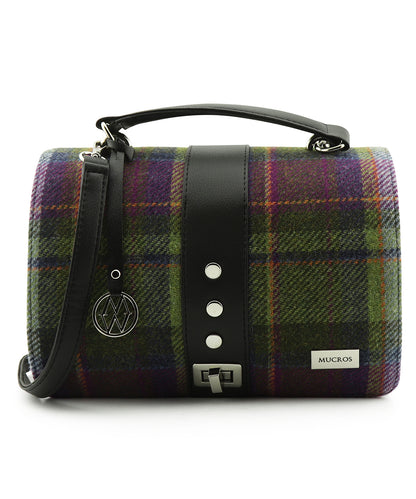 Tas Fiona | Paars Groen Ruit