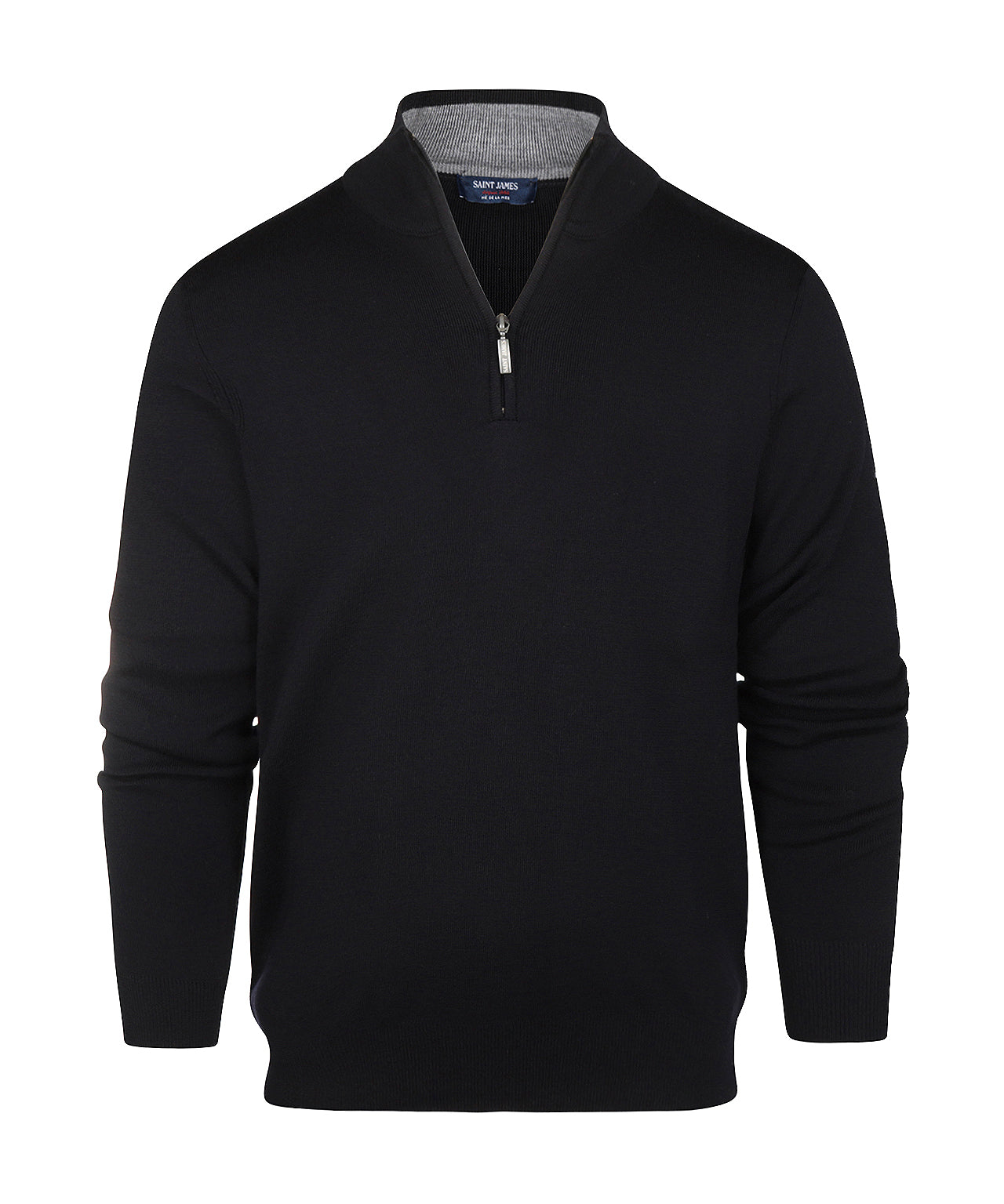 Rits Kol Pullover Crossley II | Navy Grijs