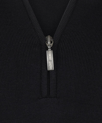 Rits Kol Pullover Crossley II | Navy Grijs