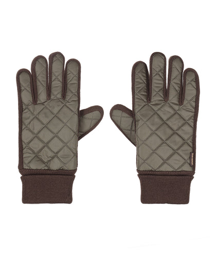 Magnus Quilt Handschoenen | Green Brown