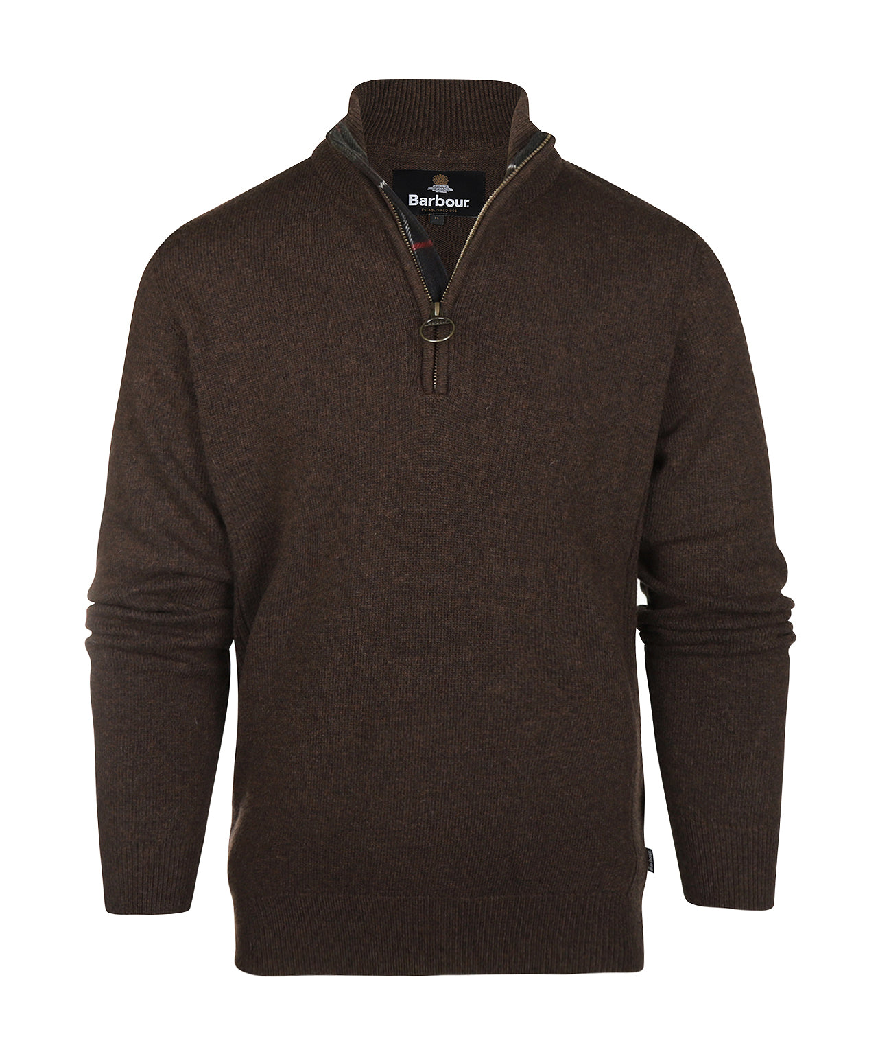 Holden Half Zip | Donkerbruin