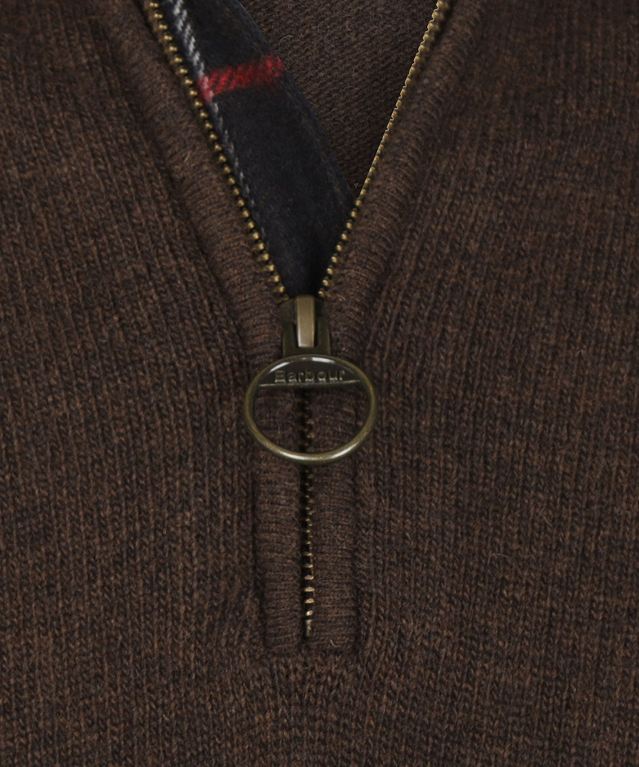Holden Half Zip | Donkerbruin