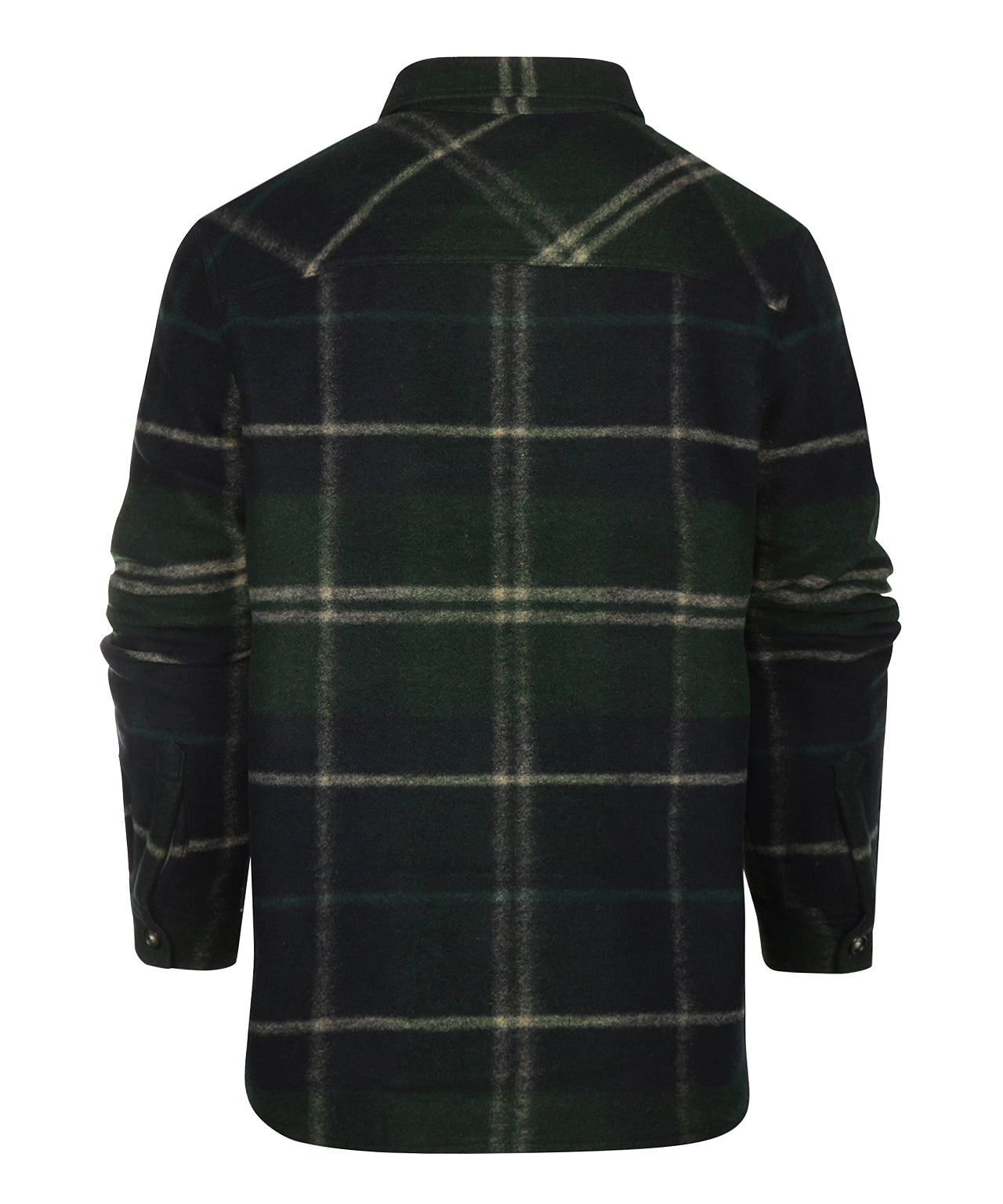 Woodlane Brushed Check Overshirt | Green Loch Tartan