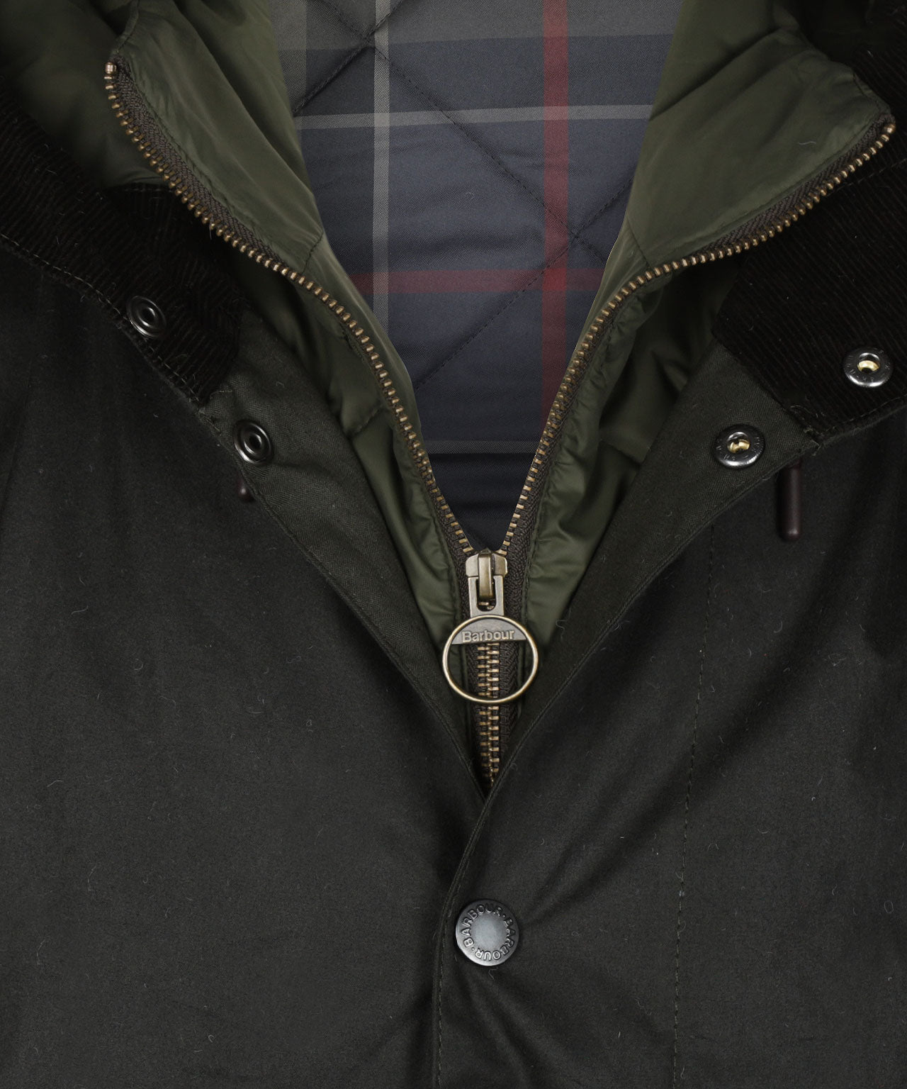 Beaufort Wax Coat Winter | Sage Green