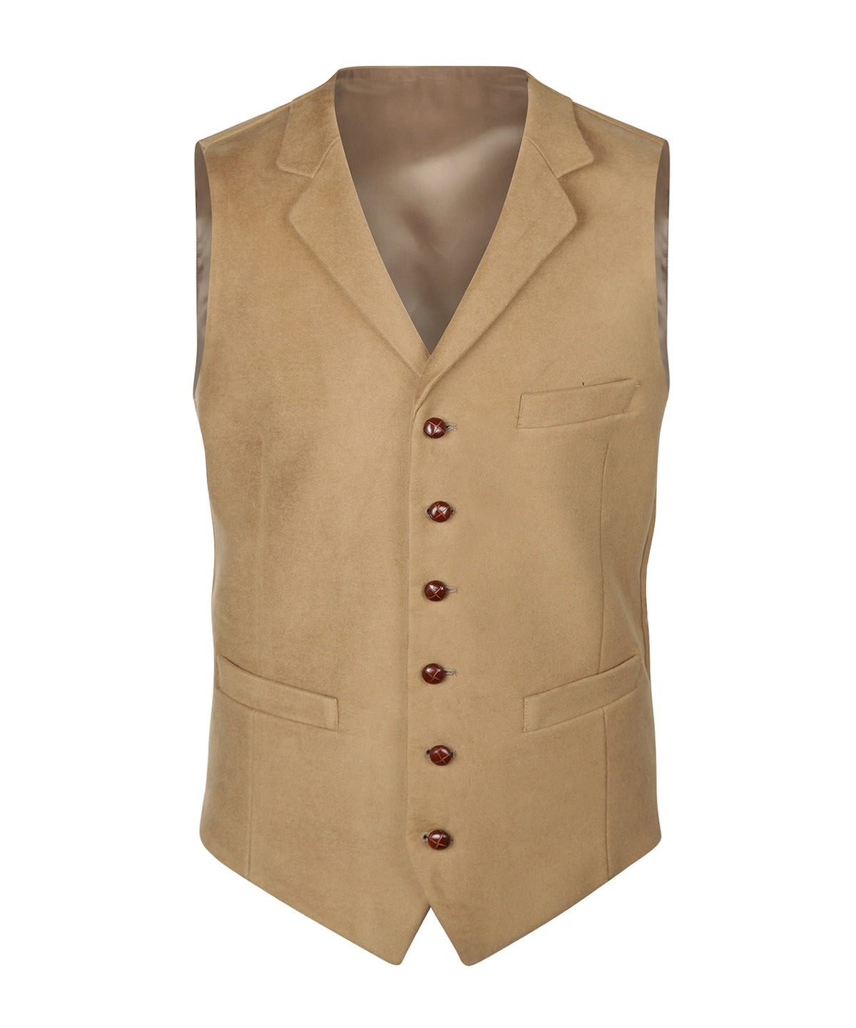 Moleskin Gilet | Camel